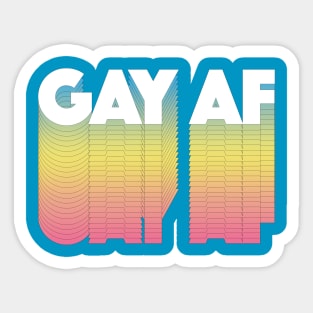 ∆∆∆ GAY AF ∆∆∆ Sticker